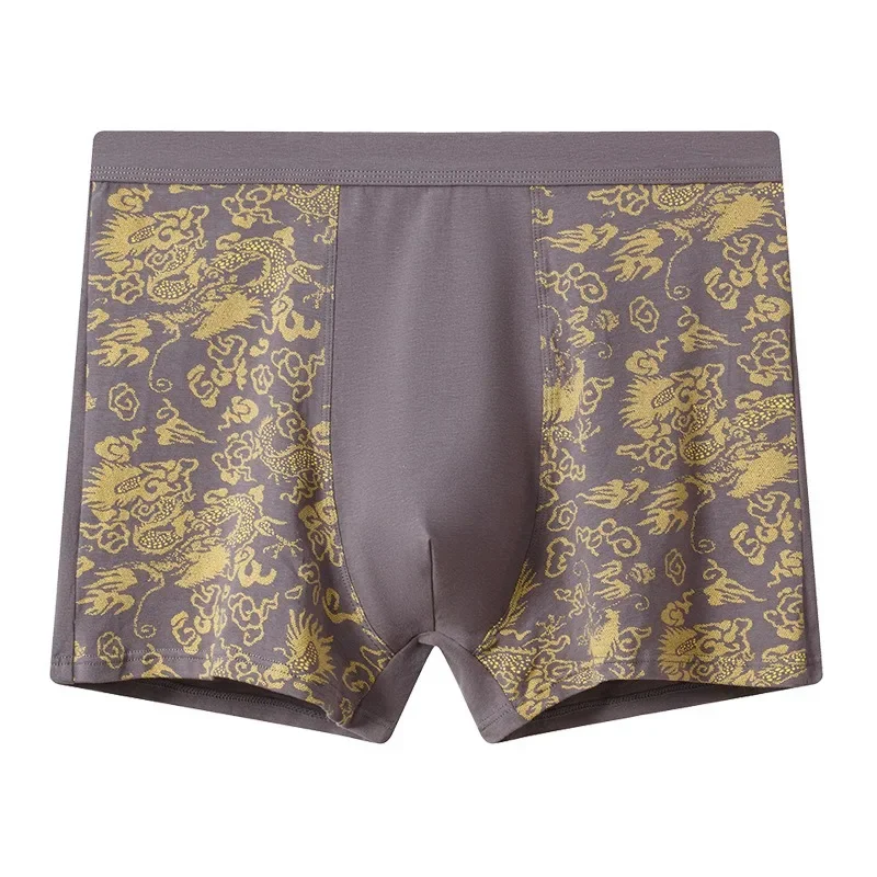 Pure Cotton Boxers Men Plus Si - Boxer Brief Pack Cotton ulasan dan harga