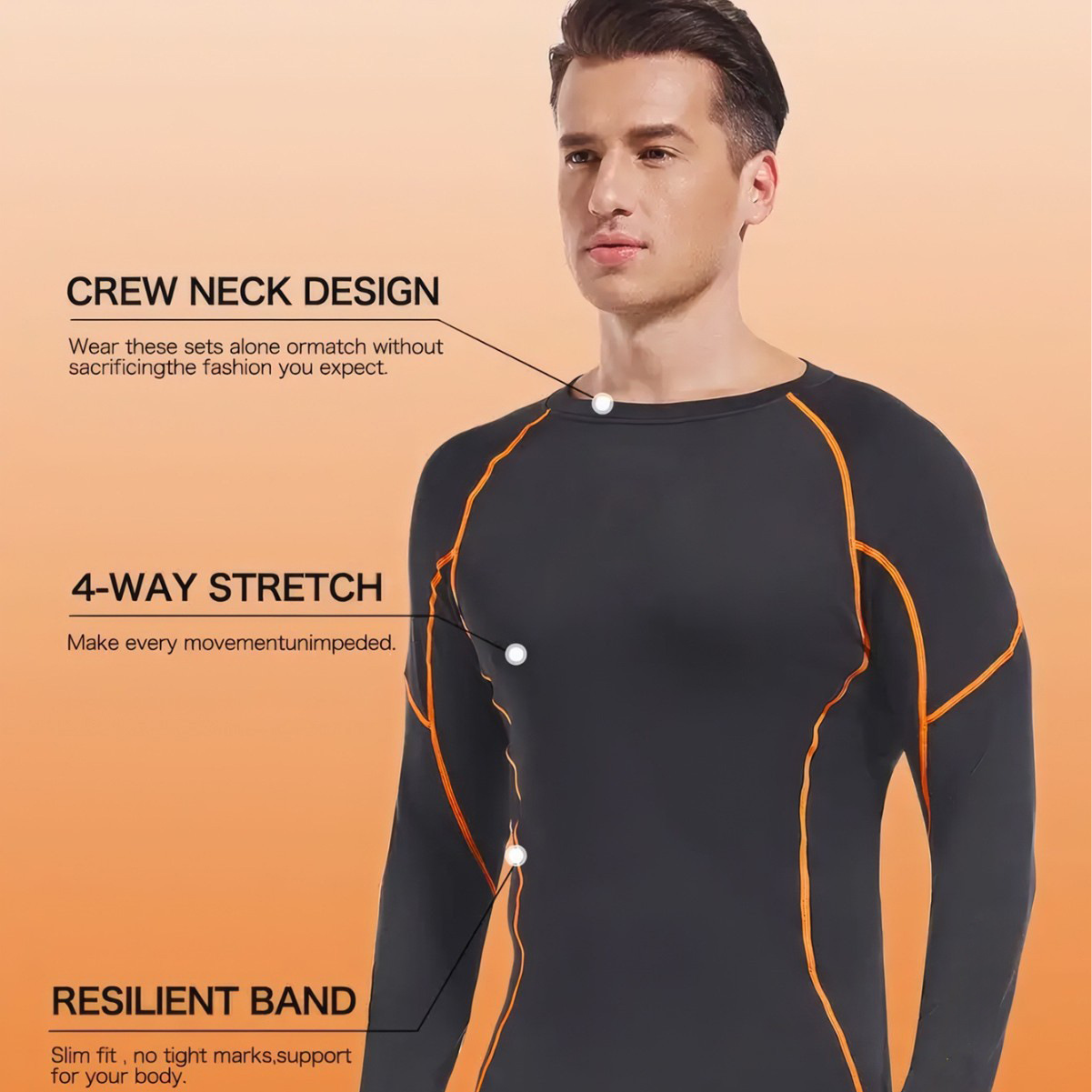 Winter Mens Fleece Athletic 2  - Compression Long Pant ulasan dan harga