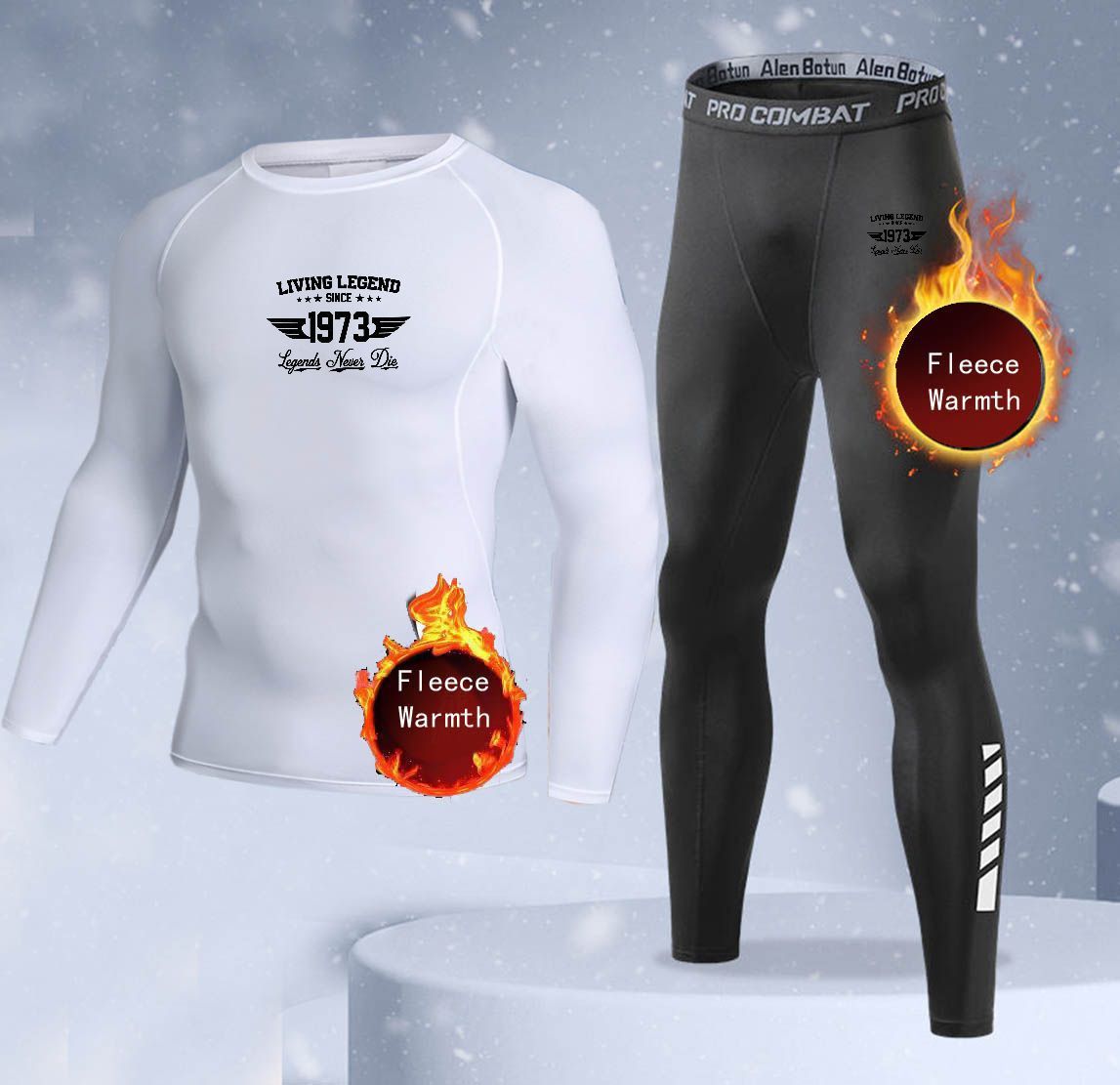 New 2-pieces Winter Warm Men U - Thermal Long John ulasan dan harga