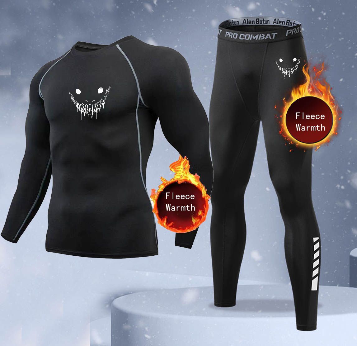 New 2-pieces Winter Warm Men U - Thermal Long John ulasan dan harga