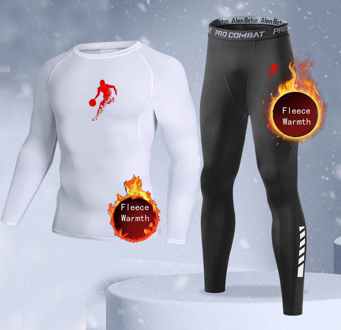 New 2-pieces Winter Warm Men U - Thermal Long John ulasan dan harga