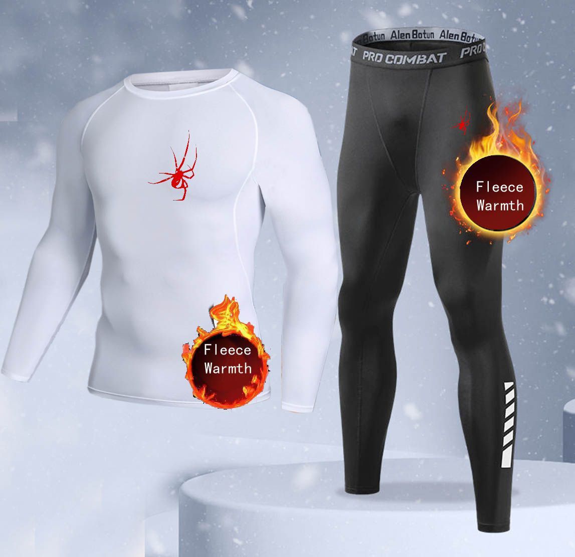 New 2-pieces Winter Warm Men U - Thermal Long John ulasan dan harga