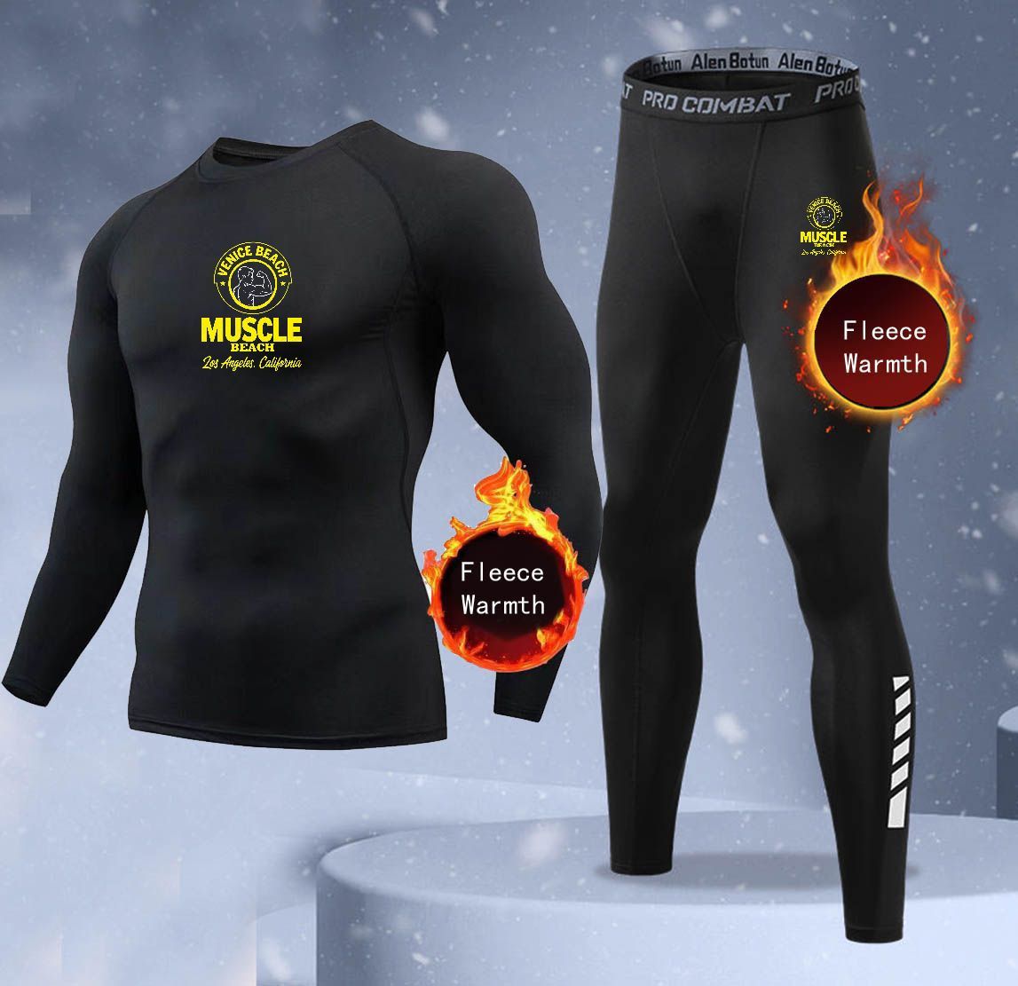 New 2-pieces Winter Warm Men U - Thermal Long John ulasan dan harga