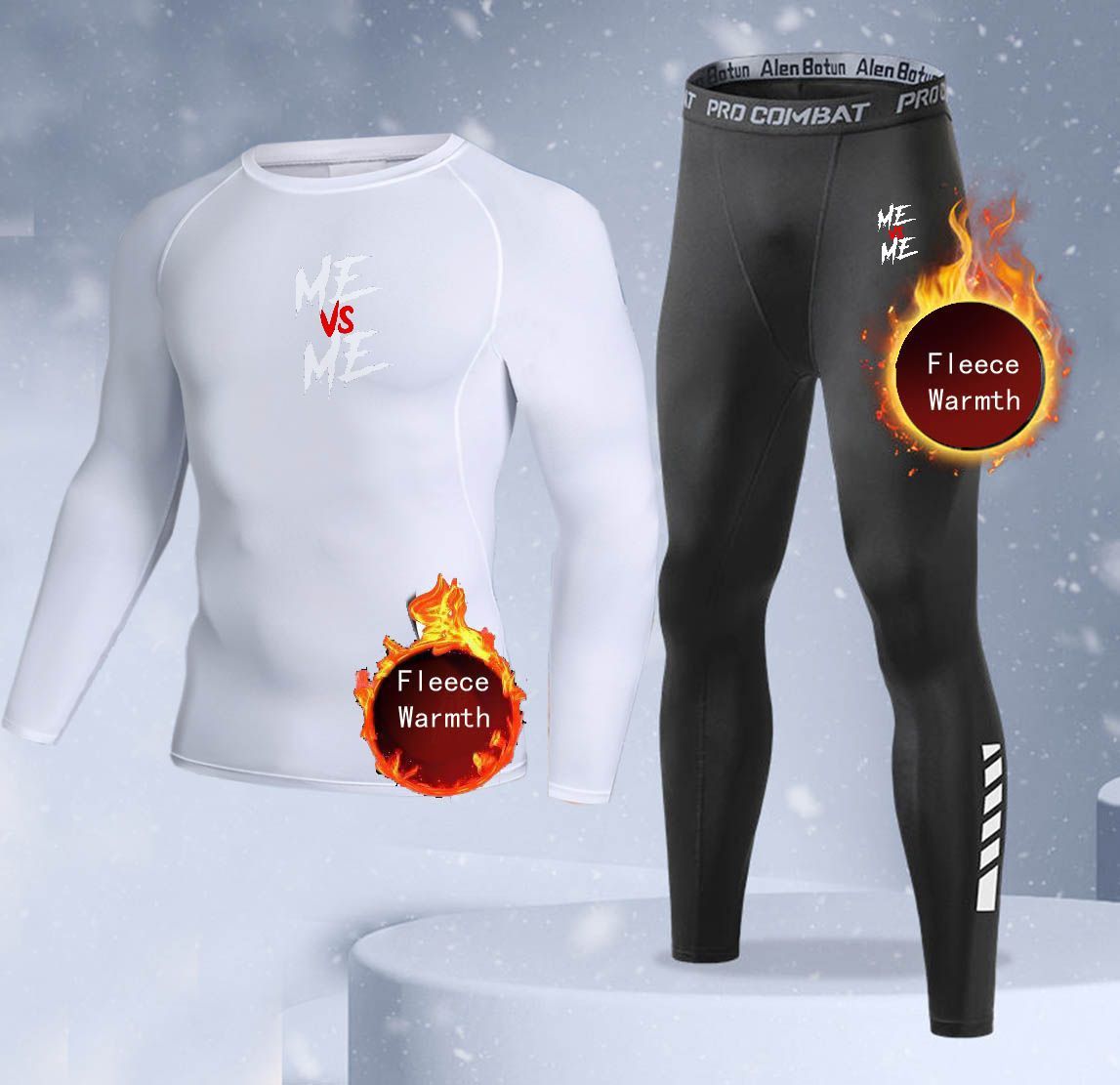 New 2-pieces Winter Warm Men U - Thermal Long John ulasan dan harga