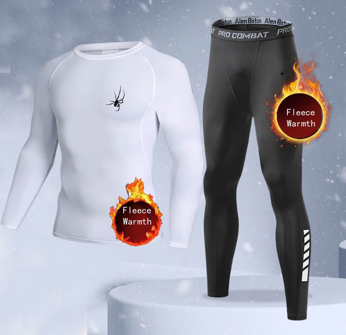 New 2-pieces Winter Warm Men U - Thermal Long John ulasan dan harga