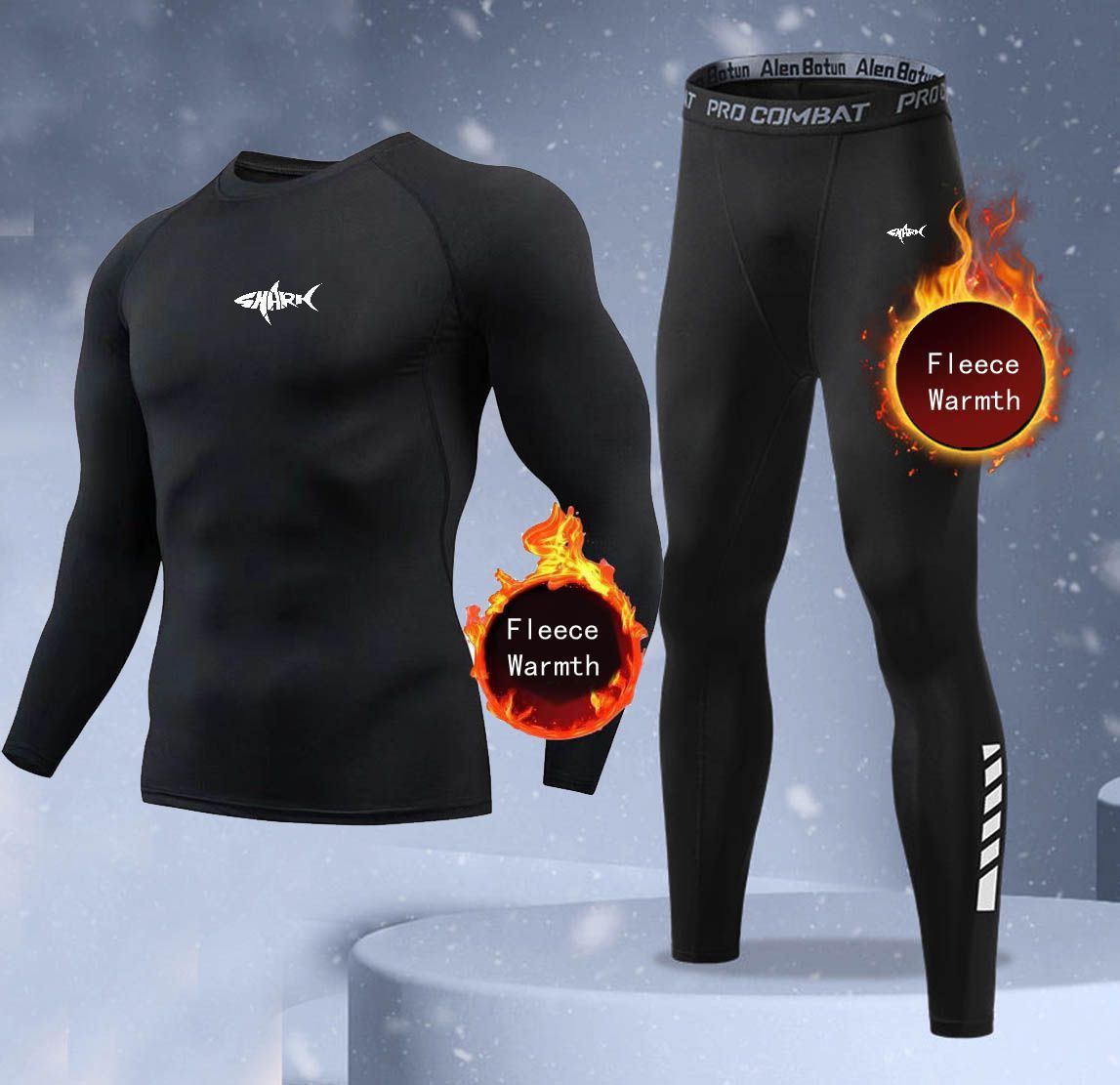New 2-pieces Winter Warm Men U - Thermal Long John ulasan dan harga