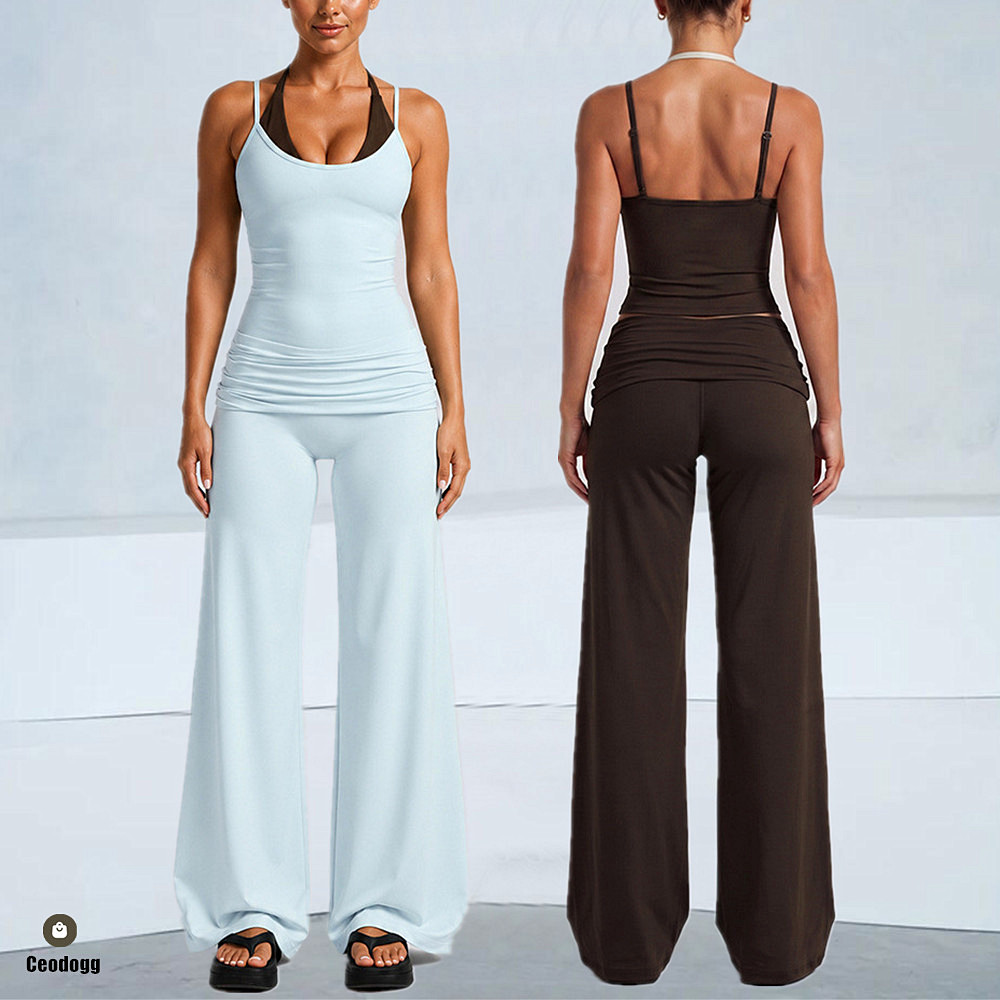 Pad Women Block Dot Halter Dou - Suspender Tank Top ulasan dan harga