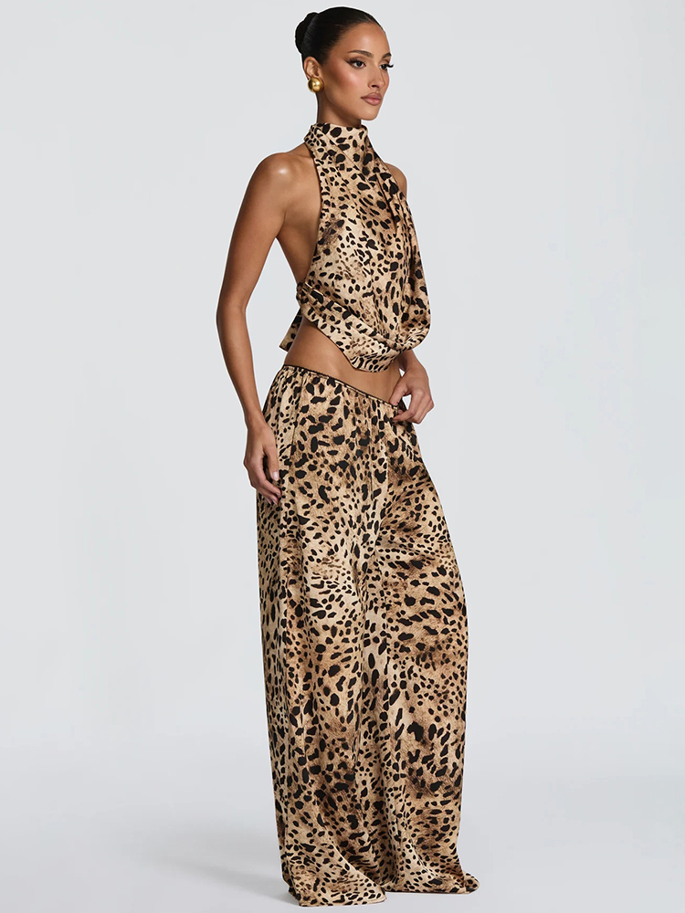 Sisterlinda Leopard Print 2 Pi - Suspender Tank Top ulasan dan harga
