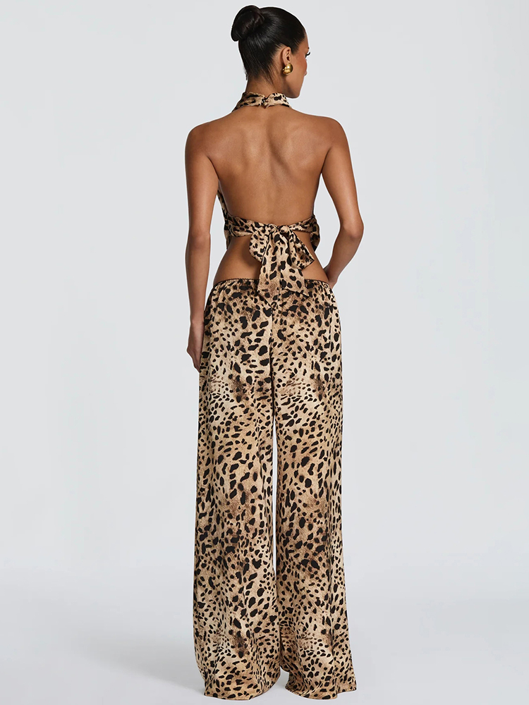 Sisterlinda Leopard Print 2 Pi - Suspender Tank Top ulasan dan harga